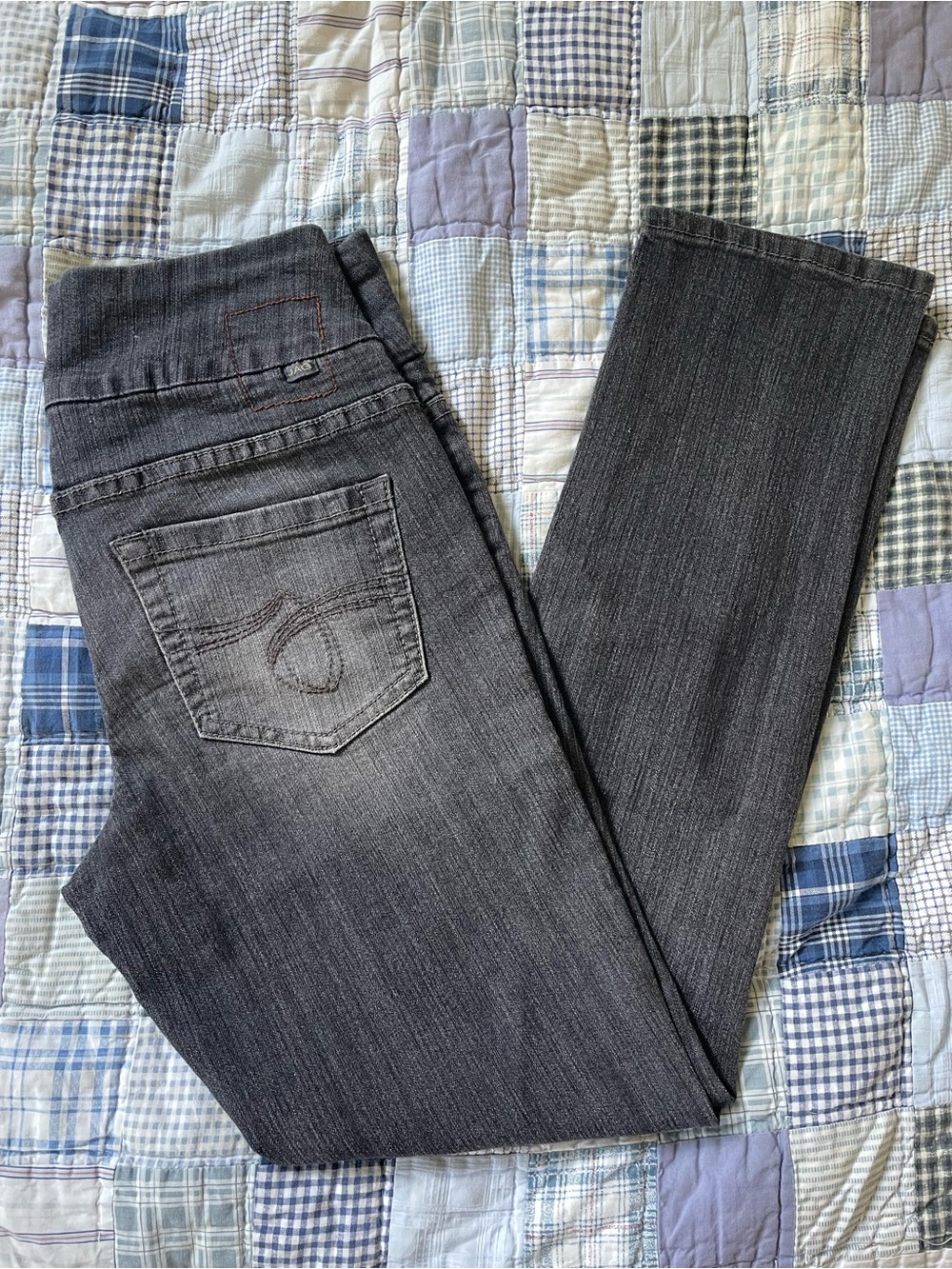 JAG Straight-Leg Dark Grey Black Jeans